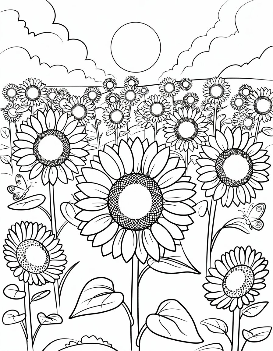 Sunflower Field Joy